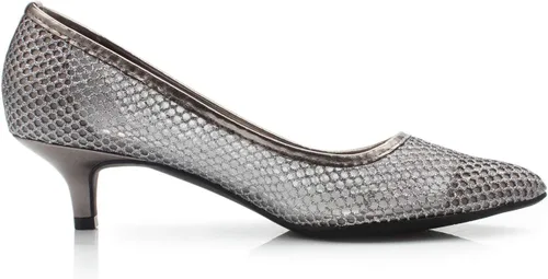 Vista 3 de Brink - Zapatos de tacón de gatito para mujer, elegantes, cómodos, con punta puntiaguda, para boda, fiesta