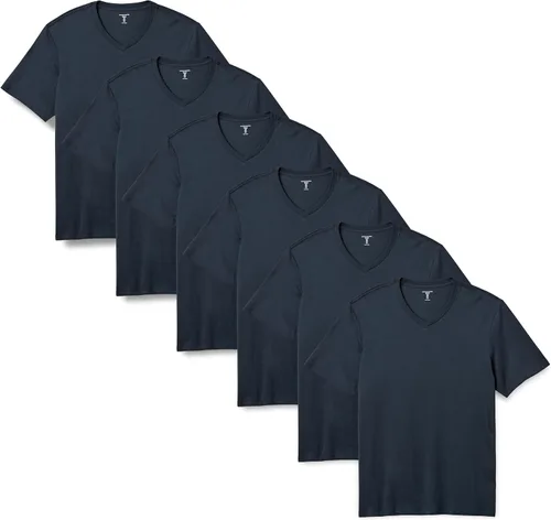 Vista 9 de Amazon Essentials Camiseta de manga corta con cuello redondo para hombre, ajuste regular, paquete de 6