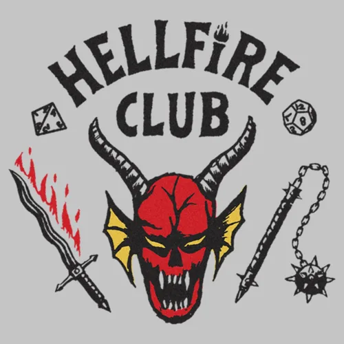 Vista 5 de Junior's Stranger Things Welcome to The Hellfire Club T-Shirt