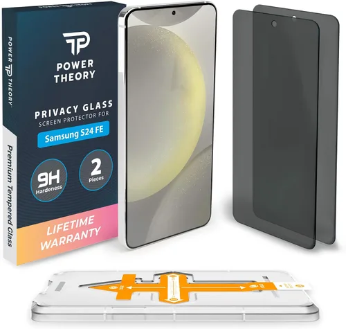 Vista 8 de Power Theory Protector de pantalla diseñado para Samsung Galaxy S20 FE 5G / 4G, vidrio templado [dureza 9H], kit de fácil instalación, 99% HD libre