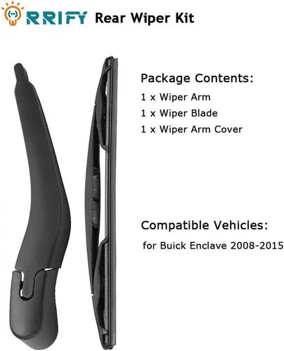 Vista 6 de Juego de limpiaparabrisas trasero 15280813 para GM Buick Enclave 3.6L V6 2008-2017