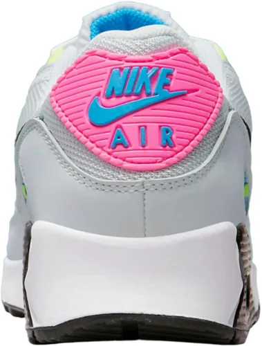 Vista 4 de Nike Zapatillas Hombre Air Max 90 Talla - 8.5, Pure PlatinumBlack-pink Blast