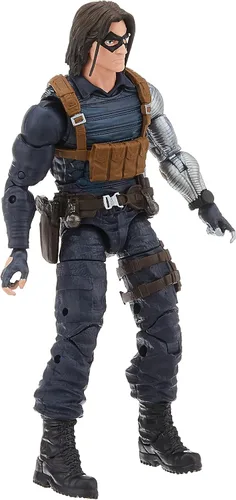 Vista 3 de Hasbro Marvel Black Widow Legends Series - Figura de acción coleccionable de soldado de invierno de 6 pulgadas, diseño premium, 2 accesorios, a