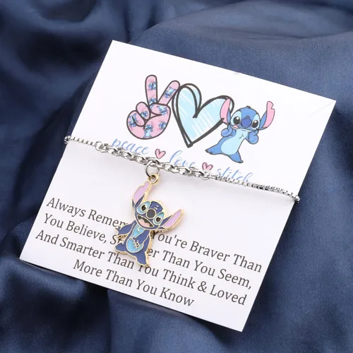 Vista 4 de CYTING Regalo para amantes de dibujos animados, joyería hawaiana, regalo de buenos deseos, pulsera de deseos de cumpleaños, regalo de fiesta