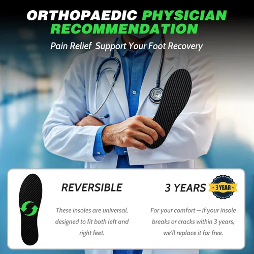 Vista 5 de Plantilla de fibra de carbono, para dedos de césped, fracturas de pies, Hallux Rigidus, Limitus, inserto rígido para deportes, senderismo
