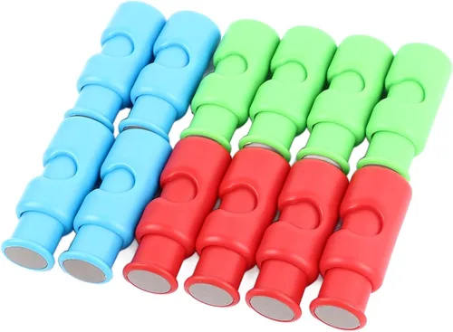 Vista 8 de 12 clips para bolsa de pan, plástico ABS resistente, 3 colores, clips de cierre de bolsa de plástico fácil para el hogar, cocina, viajes, comedor