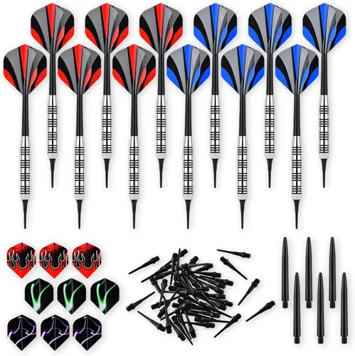 Vista 9 de Steel Tip Darts Set 18 Grams15 Pack Steel Barrels