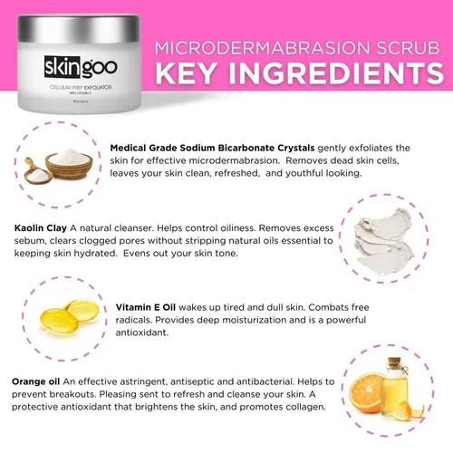 Vista 3 de SKINGOO Cellular Prep Exfoliante facial, exfoliante facial natural y suave, 2 onzas