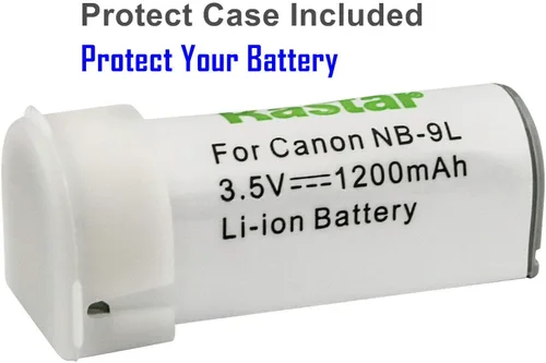 Vista 2 de Kastar Paquete de 1 batería NB-9L de 3.5 V 1200 mAh de repuesto para Canon PowerShot N, PowerShot N2, Powershot ELPH 510 HS, Powershot ELPH 520 HS