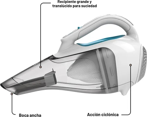 Vista 2 de Black+Decker Dustbuster HHVI315JO42 aspiradora manual de litio, azul, inalámbrica