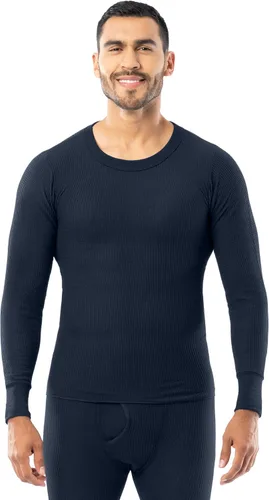 Vista 10 de Indera Ropa interior térmica tradicional de punto gofre para hombre 1 Paquete Negro