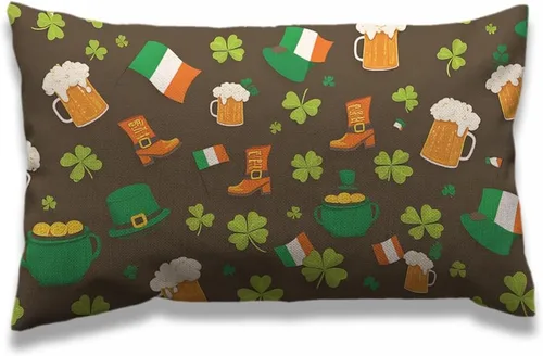 Vista 23 de AOYEGO Funda de almohada de cactus de 12 x 20 pulgadas, diseño de flores de cactus, plantas del desierto, botánica, rectangular, fundas de almohada