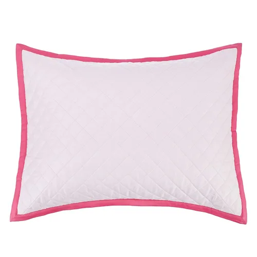 Vista 5 de Amazon Basics Colcha reversible de algodón para niños, funda estándar, unicornio y chicle, color rosa Unicornio y rosa chicle