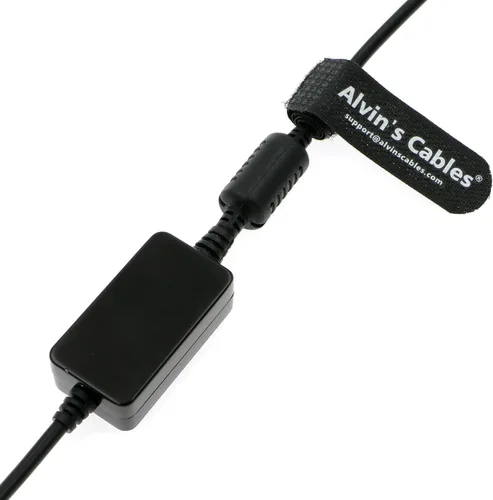 Vista 4 de Alvin's Cables Cable de alimentación para Sony FX6 FX9 de DJI Ronin 2 estabilizador cardán 6 pines macho a DC ángulo recto 19.7 in 19.7 pulgadas