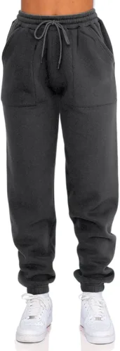 Vista 2 de DISCIPBUSH Pantalones deportivos holgados de forro polar para mujer, pantalones deportivos Y2K, pantalones deportivos con cordón para niñas