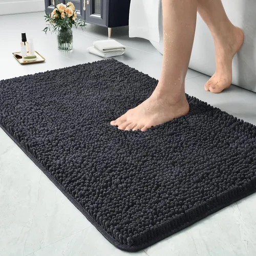 Vista 44 de LOCHAS - Alfombra de baño de lujo lanuda de 24 x 17 pulgadas, color beige