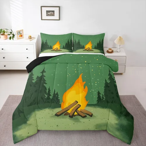 Vista 29 de Erosebridal Yoga Gifts Comforter Set for Kids Boys Girls Yoga Chakras Bedding Sun and Moon Duvet Set Boho Tribal Comforter Twin with 1 Pillowcase