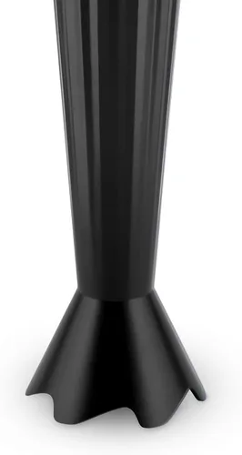 Vista 3 de Alessi Plissé MDL10SB/US - Batidora de mano con jarra medidora, batidor y picador en resina termoplástica, enchufe estadounidense 200W, negro