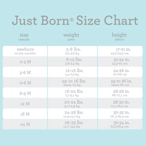 Vista 7 de Just Born Paquete de 1 y 2 unisex Sleep 'N Play