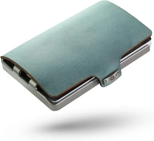 Vista 6 de I-CLIP Tarjetero original con clip de dinero - Cartera delgada de cuero suave - Cartera de cuero - Billetera premium - Tarjetero - Suave al tacto