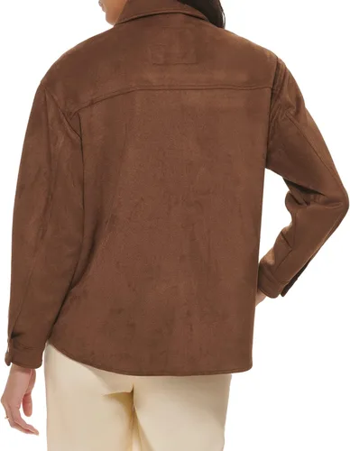 Vista 2 de Levi's Chaqueta de gamuza sintética suave para mujer