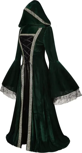 Vista 2 de Colorful House - Disfraz de princesa renacentista talla extragrande para mujer, vestido medieval