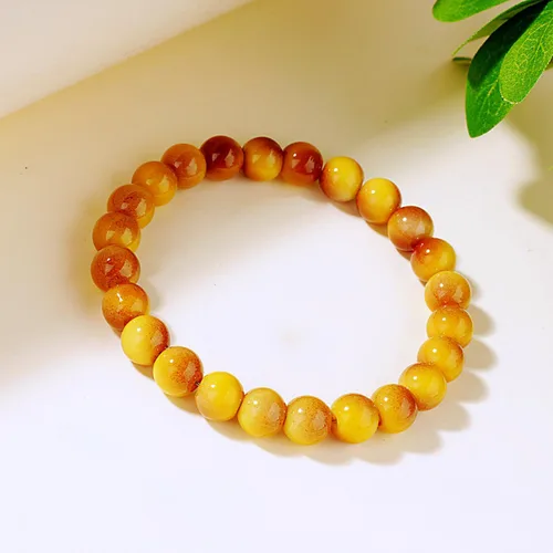 Vista 28 de Pulseras de triple protección con piedra de ojo de tigre de obsidiana negra con hematita para hombres y mujeres, pulsera de piedra curativa