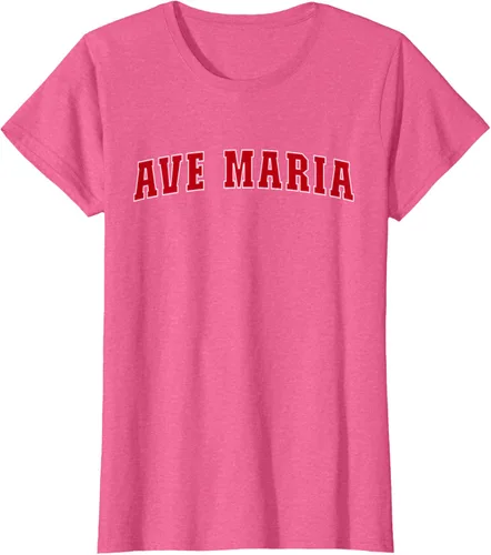 Vista 57 de Ave Maria FL Florida - Camiseta, Negro