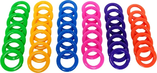Vista 2 de Enterprises Anillos de plástico para bastones (paquete de 30 piezas)