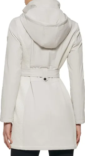 Vista 5 de GUESS Softshell Coat Casual Transitional Jacket for Women Fall to Winter Wardrobe
