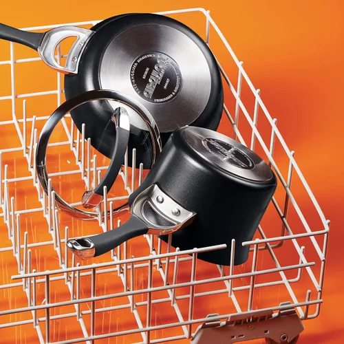 Vista 6 de Circulon Symmetry - Cacerola antiadherente con tapa, utensilios de cocina Negro