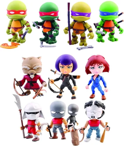 Vista 2 de The Loyal Subjects Figura de la serie 1 de las Tortugas Ninja Mutantes Adolescentes