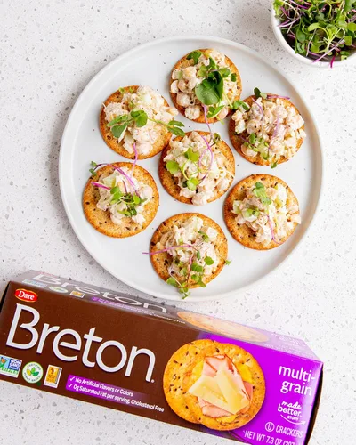 Vista 5 de Breton Galletas multigrano, 7.3 onzas (paquete de 3)