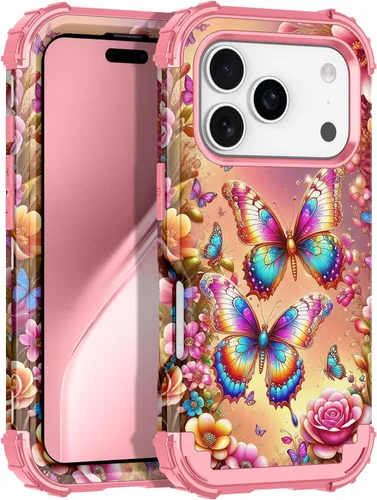 Vista 60 de Rancase Funda para iPhone 11, tres capas de alta resistencia a prueba de golpes, protección de plástico duro + funda protectora de goma de silicona