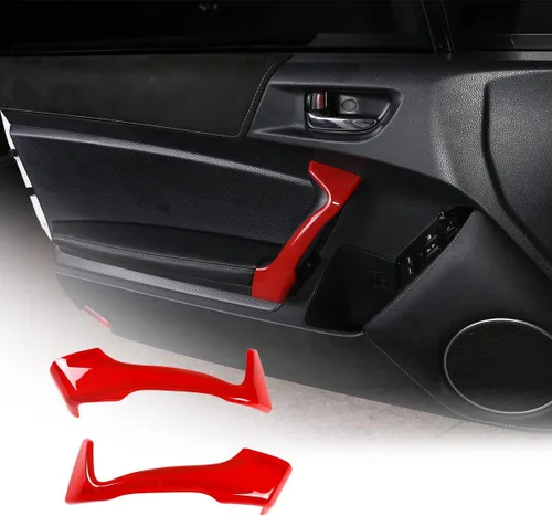 Vista 9 de igersaw Manijas interiores de fibra de carbono para decoración interior Subaru BRZ Toyota 86 2013-2020 accesorios de automóvil (fibra de carbono)