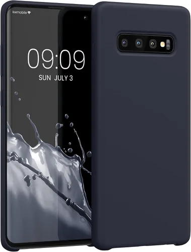 Vista 195 de kwmobile Funda compatible con Samsung Galaxy S9 - Funda de silicona TPU con acabado suave - Blue Reef