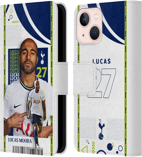 Vista 76 de Head Case Designs Officially Licensed Tottenham Hotspur F.C. Cristian Romero 2022/23 First Team Leather Wallet Case Compatible with Apple iPhone 11