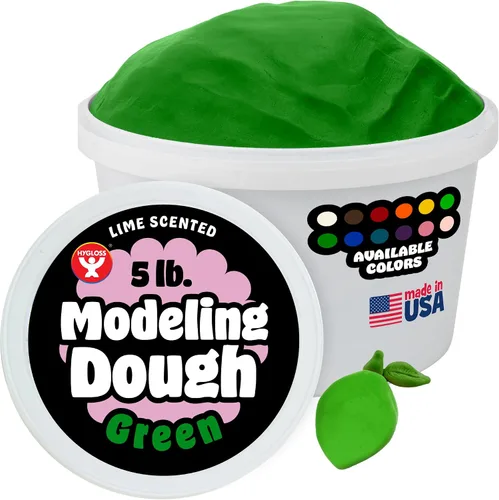 Vista 28 de Hygloss Masa de Modelado para Niños – Masa Sensorial Segura y No Tóxica para Artes y Manualidades – Tubo de 1.4 kg – Arcilla de Juego