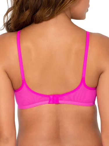 Vista 2 de Smart & Sexy Brasier de malla transparente para mujer