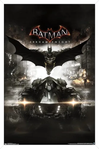 Vista 11 de Trends International DC Comics VIdeo Game - Arkham Knight - Póster de pared de arte clave, 14.725 x 22.375 pulgadas, versión premium sin marco