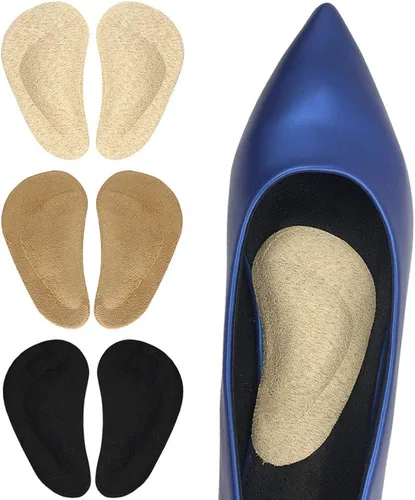 Vista 7 de Dr. Foot's - Plantillas de soporte de arco para pies planos, fascitis plantar, aliviar el dolor para mujeres y hombres, 2 pares (beige)