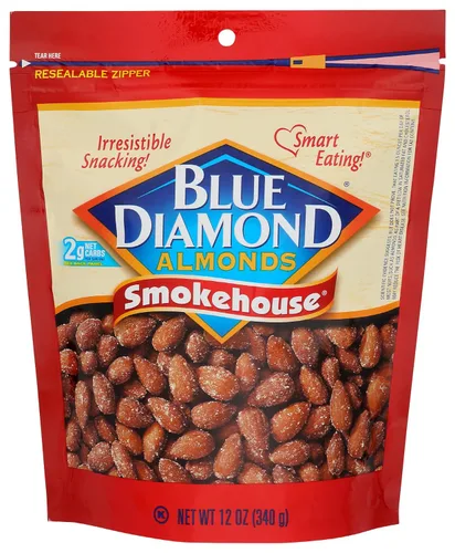 Vista 52 de Blue Diamond Almonds, Almendras espolvoreadas de cacao asadas al horno, 14 onzas