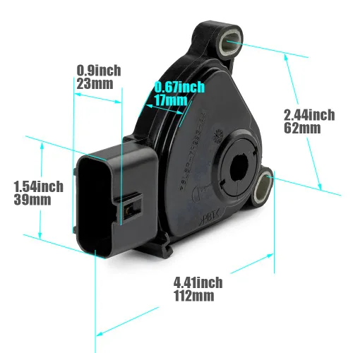 Vista 7 de Sensor de rango de transmisión Interruptor de seguridad neutro YL8Z-7F293-AA Compatible con Ford Probe Escape Contour Mazda 626 MX6