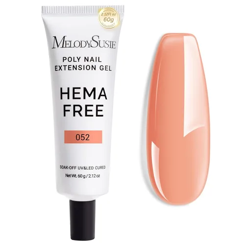 Vista 7 de MelodySusie Gel Poly, 60 g libre de Hema, gel para extensión de uñas, espesante de uñas, gel constructor curado con lámpara UV, diseño artístico