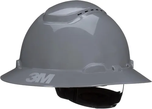 Vista 20 de 3M Hard Hat SecureFit H-800 Series Casco de seguridad estilo ala completa con sensor Uvicator, suspensión de trinquete de difusión de presión de 4