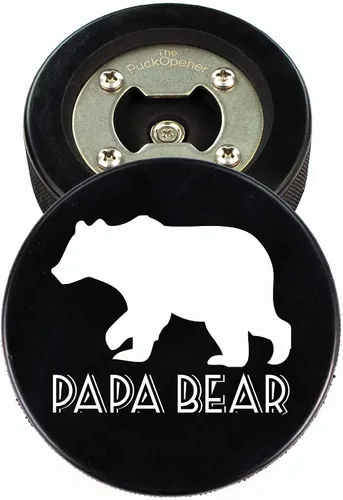 Vista 11 de Abridor de botellas de hockey para el Día del Padre, regalo personalizado impreso para el mejor papá, tamaño oficial, diseño personalizado de Thanks
