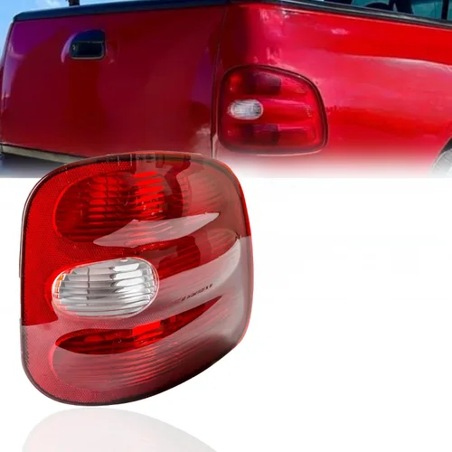 Vista 8 de Repuesto para Ford F-150 1997-2000 Stepside, Lightning, Lariat, Base, XL, cumple con XLT DOT/SAE, montaje de luz trasera halógena, lado