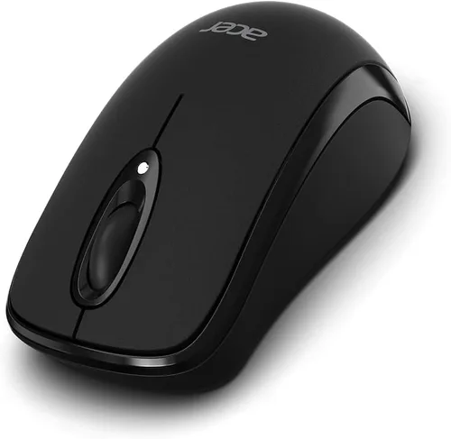 Vista 7 de acer Ratón negro óptico Bluetooth 1000DPI PC con Windows y certificado funciona con Chromebook Totalmente cubierto en un cuerpo protegido