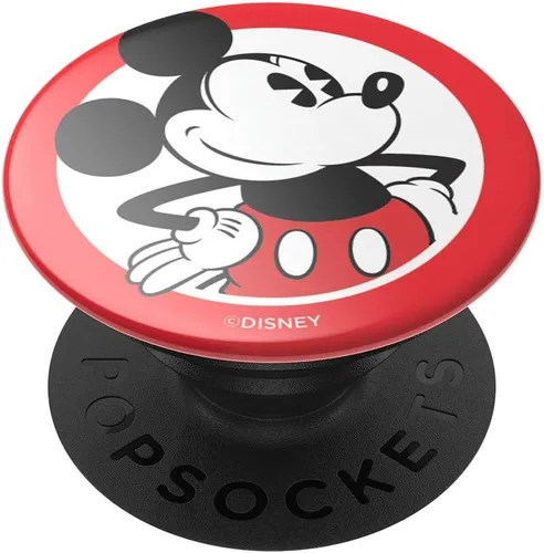 Vista 44 de PopSockets Agarre adhesivo para teléfono, soporte, soporte para teléfono, Disney - Mickey Cobweb