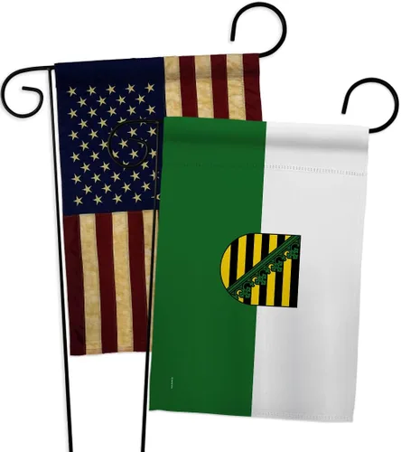 Vista 7 de Saxony Garden Flags Pack Regional Germany States Central Europe Territory Old History Country Particular Area Support Our Troops Small Gift Yard